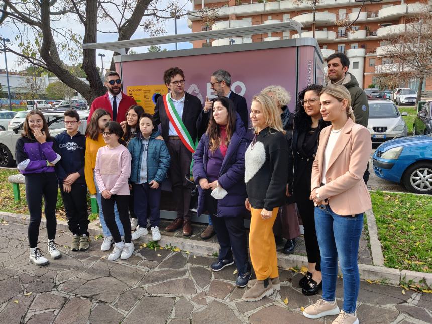 Inaugurato l'Eco plastic di Piazza Baden Powell