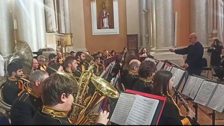 Grandi applausi per il concerto di Natale della Banda di Scerni