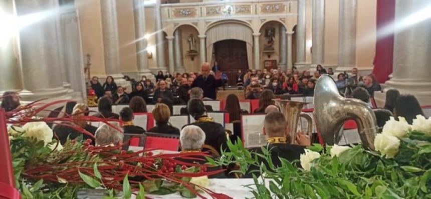 Grandi applausi per il concerto di Natale della Banda di Scerni