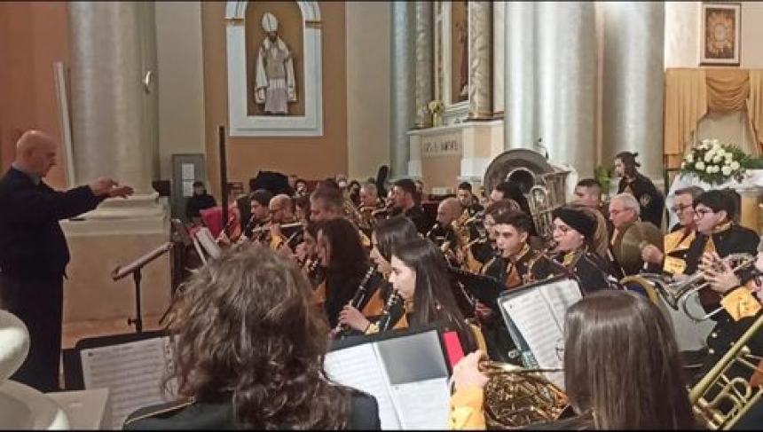 Grandi applausi per il concerto di Natale della Banda di Scerni