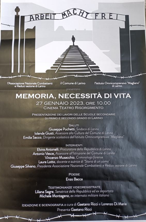 Al Risorgimento la "Memoria, necessità di vita"