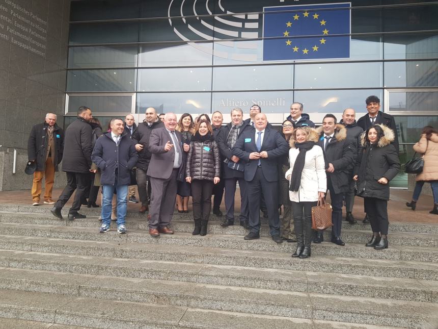 Trasferta europea, amministratori e imprenditori con Patriciello a Bruxelles