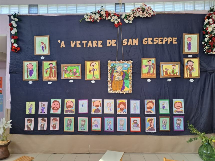 Altare di San Giuseppe alla scuola dell'infanzia di Pantano Basso