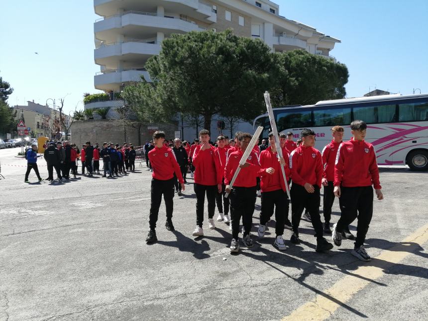 L'inaugurazione dell'Abruzzo Cup allo Stadio Aragona di Vasto 