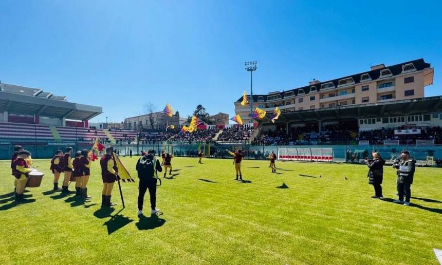 L'inaugurazione dell'Abruzzo Cup allo Stadio Aragona di Vasto 