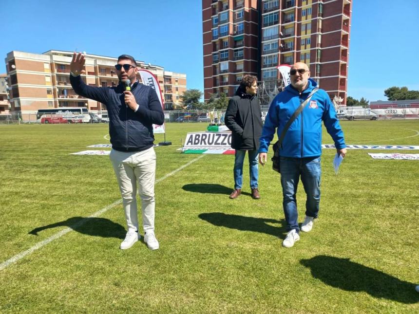 L'inaugurazione dell'Abruzzo Cup allo Stadio Aragona di Vasto 