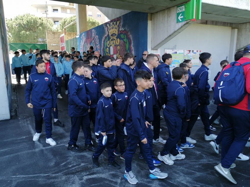 L'inaugurazione dell'Abruzzo Cup allo Stadio Aragona di Vasto 