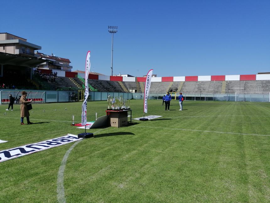 L'inaugurazione dell'Abruzzo Cup allo Stadio Aragona di Vasto 