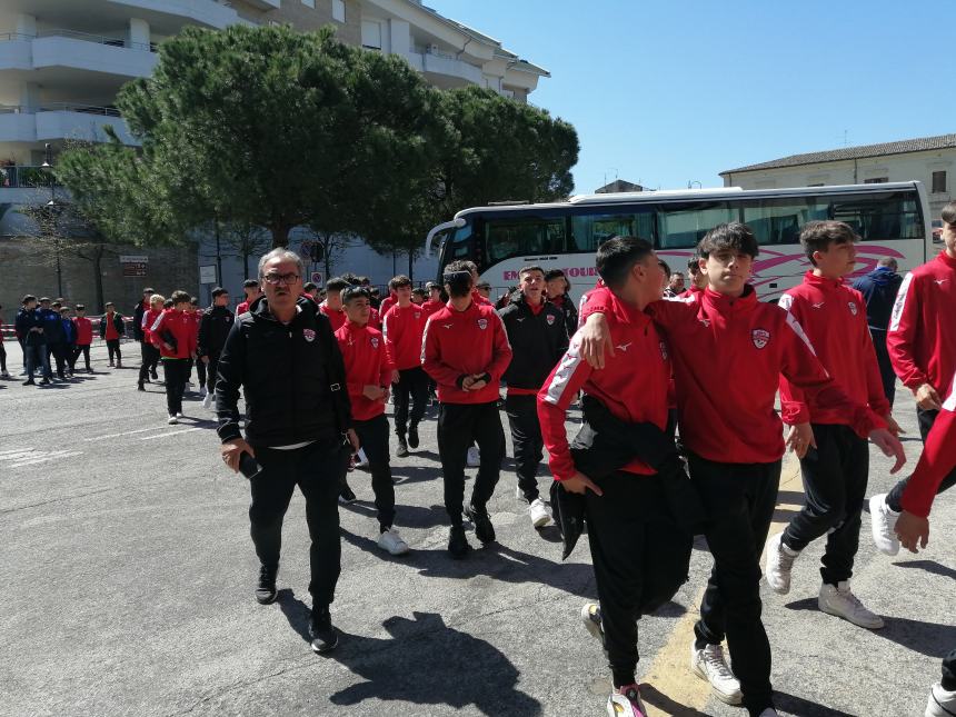 L'inaugurazione dell'Abruzzo Cup allo Stadio Aragona di Vasto 