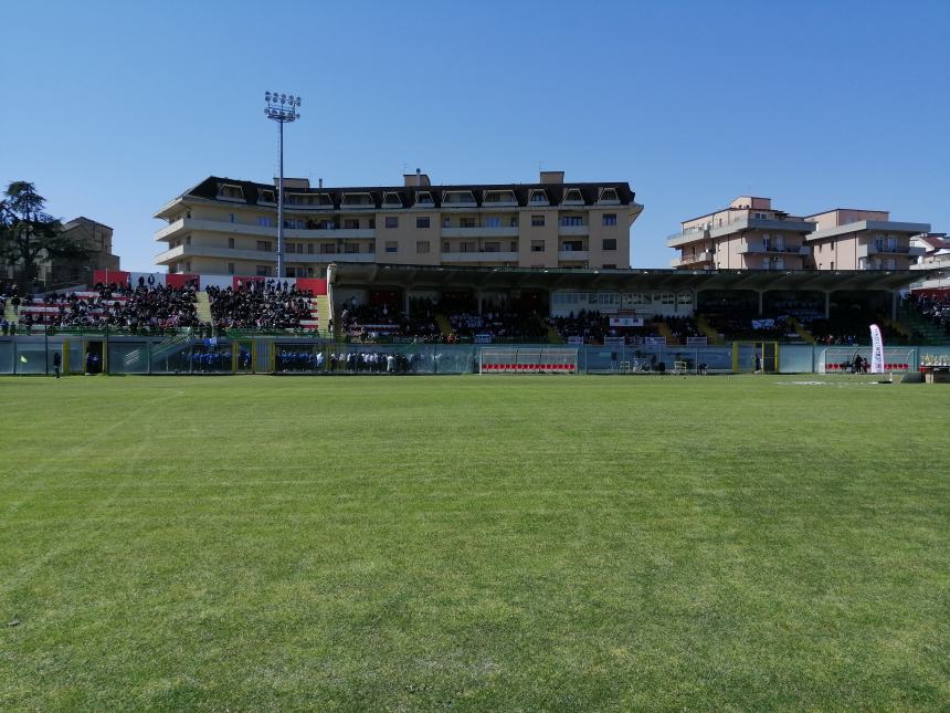 L'inaugurazione dell'Abruzzo Cup allo Stadio Aragona di Vasto 