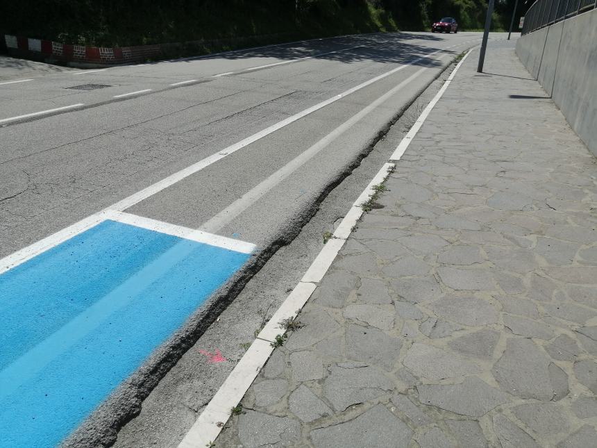 Via San Michele, percorso pedonale di nel mirino, Menna: “Non si poteva fare altrimenti”