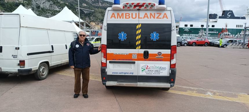 La Valtrigno grazie ad una raccolta fondi dona una ambulanza al Senegal