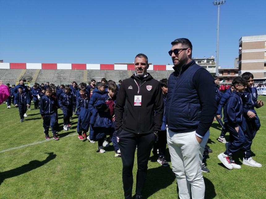 L'inaugurazione dell'Abruzzo Cup allo Stadio Aragona di Vasto 