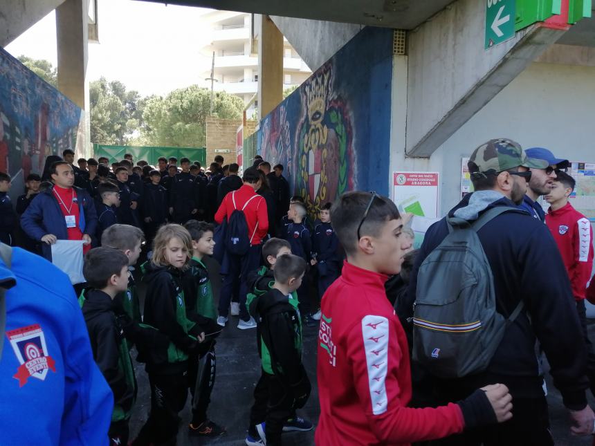 L'inaugurazione dell'Abruzzo Cup allo Stadio Aragona di Vasto 