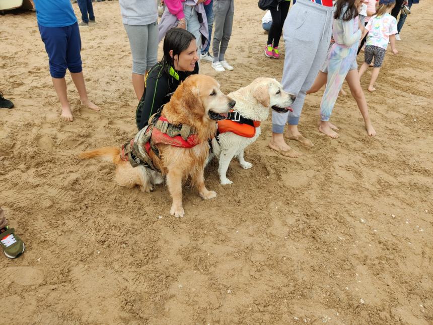  Cani bagnino protagonisti a Vasto Marina per “Papà ti salvo io”