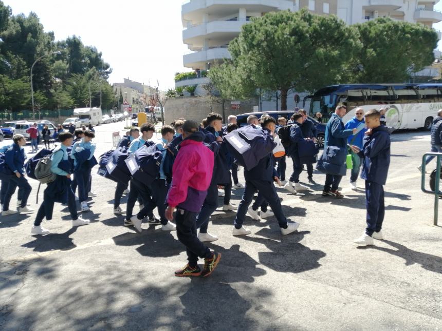 L'inaugurazione dell'Abruzzo Cup allo Stadio Aragona di Vasto 