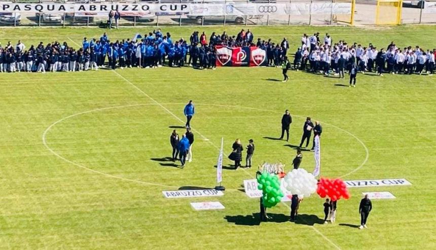 L'inaugurazione dell'Abruzzo Cup allo Stadio Aragona di Vasto 