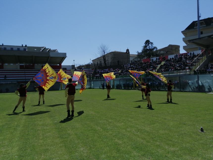 L'inaugurazione dell'Abruzzo Cup allo Stadio Aragona di Vasto 