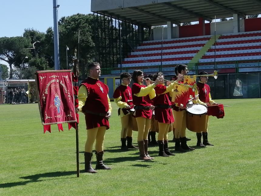 L'inaugurazione dell'Abruzzo Cup allo Stadio Aragona di Vasto 