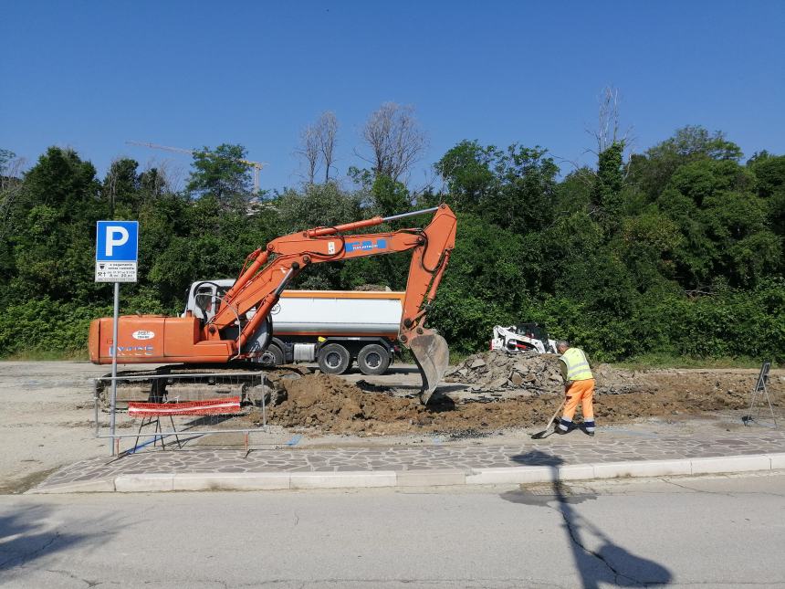 Al via la riqualificazione del parcheggio alla Bagnante: "Ci saranno circa 10 posti in più" 