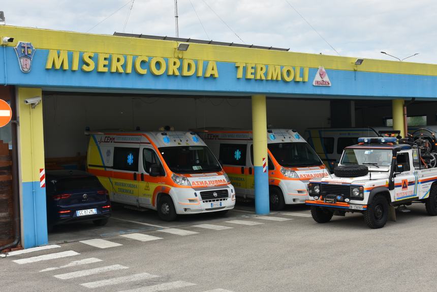 Volontari della Misericordia in partenza per l'Emilia-Romagna