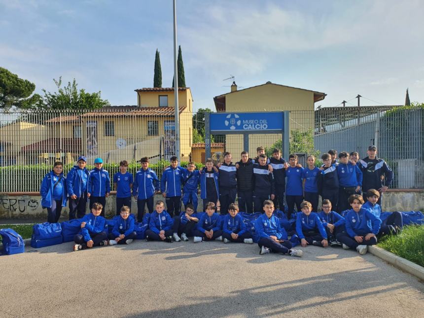 I ragazzi dell'Adriatica Campomarino alla "Casa degli Azzurri" di Coverciano