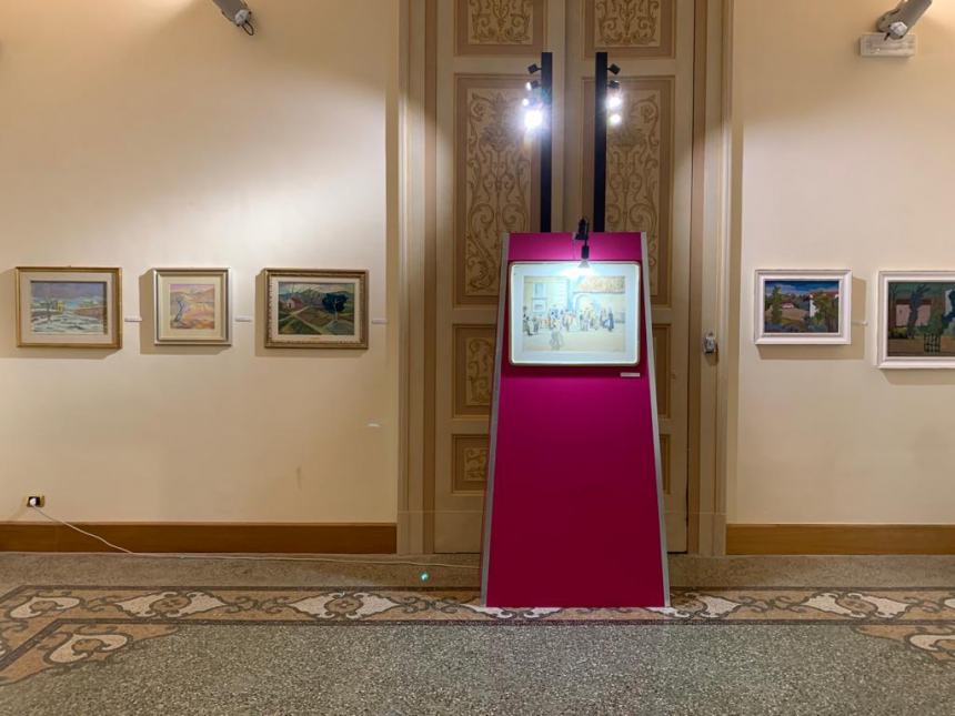 Inaugurata la mostra di Carlo d'Aloisio da Vasto: "Legato alla sua città"