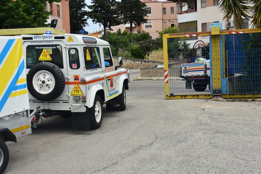 Volontari della Misericordia in partenza per l'Emilia-Romagna