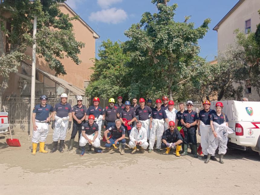 Volontari dell'Anc a Faenza
