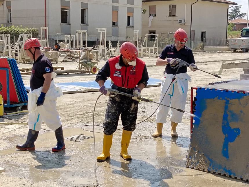 Volontari dell'Anc a Faenza