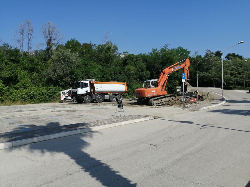 Al via la riqualificazione del parcheggio alla Bagnante: "Ci saranno circa 10 posti in più" 