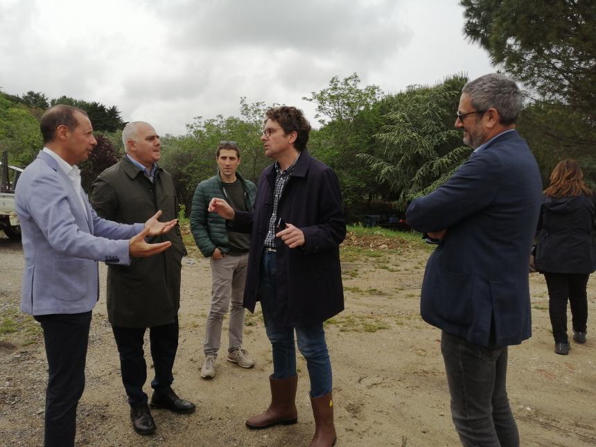 Piantati 1000 alberi in via Trave: “Per un parco che si affaccia sul mare, fruibile ai cittadini”