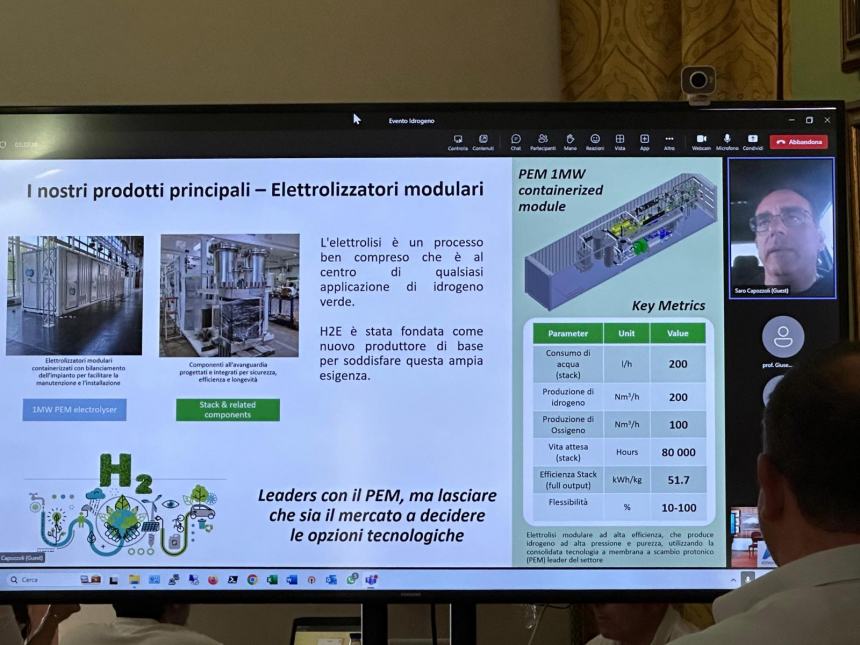 Idrogeno nell'area ex Cotir: "L'impiego nel settore nautico renderà competitivo il porto di Vasto"