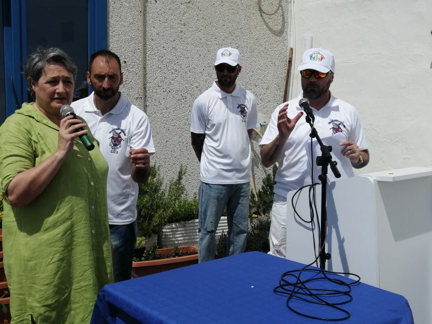 Inaugurato il Fishing Club a Punta Penna: “La pesca sportiva si apre ai disabili”