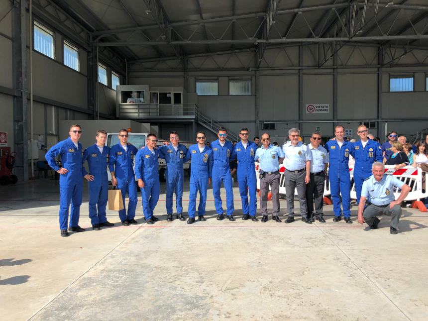 L'Arma aeronautica di Vasto all'Air Show di San Benedetto: "Emozioni e pelle d'oca"