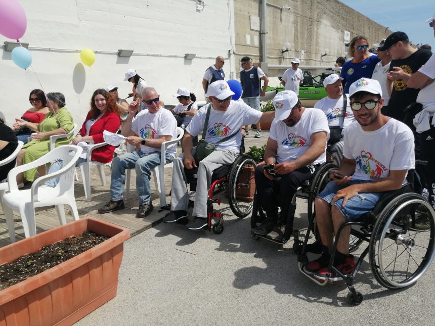 Inaugurato il Fishing Club a Punta Penna: “La pesca sportiva si apre ai disabili”