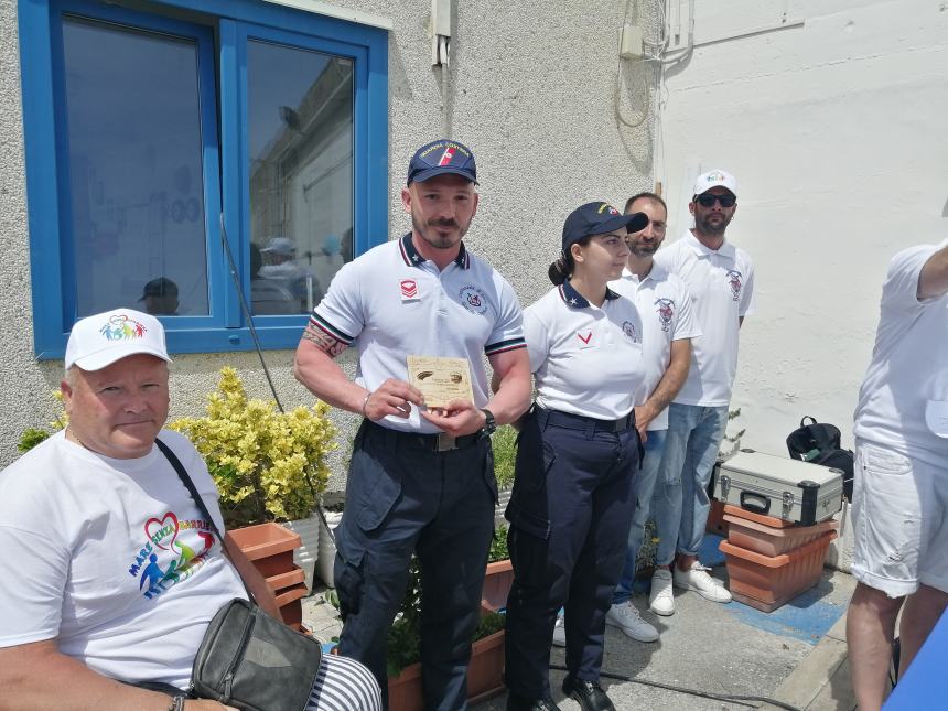 Inaugurato il Fishing Club a Punta Penna: “La pesca sportiva si apre ai disabili”