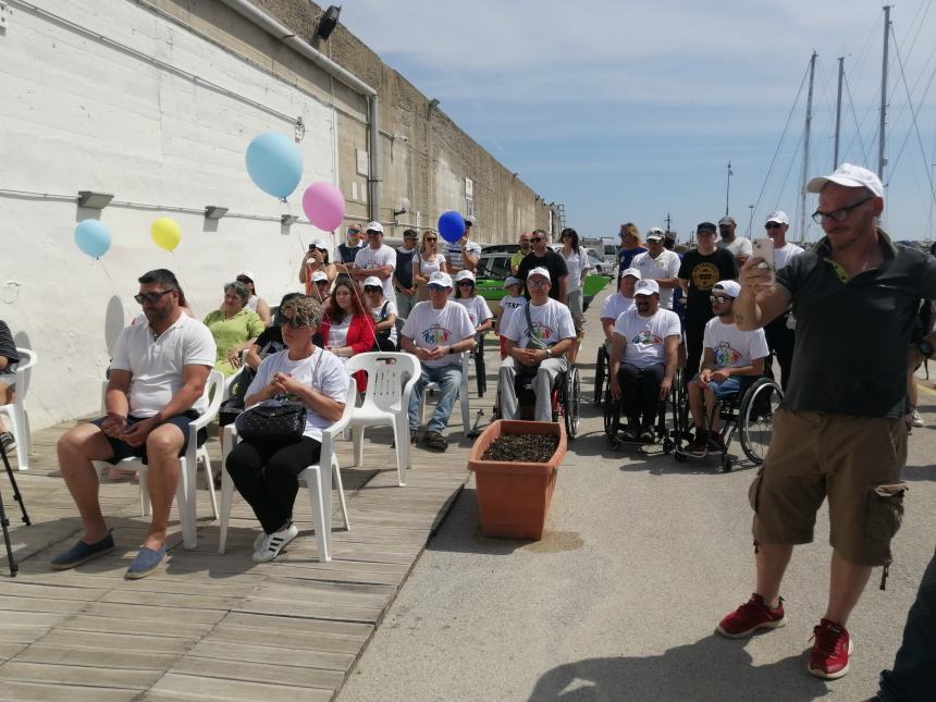 Inaugurato il Fishing Club a Punta Penna: “La pesca sportiva si apre ai disabili”