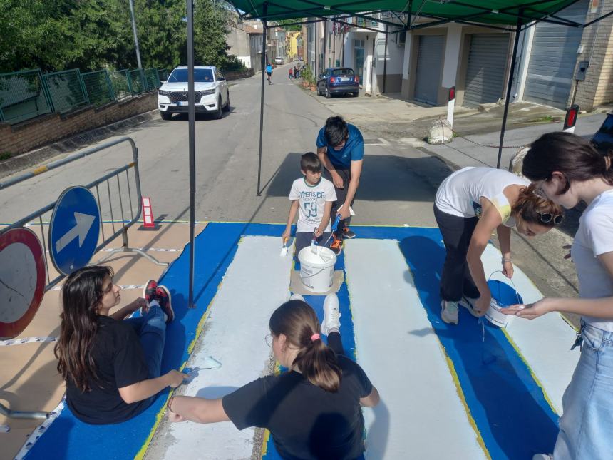 A Pollutri i progetti "Scuola in sicurezza" e "Un murales a strisce"