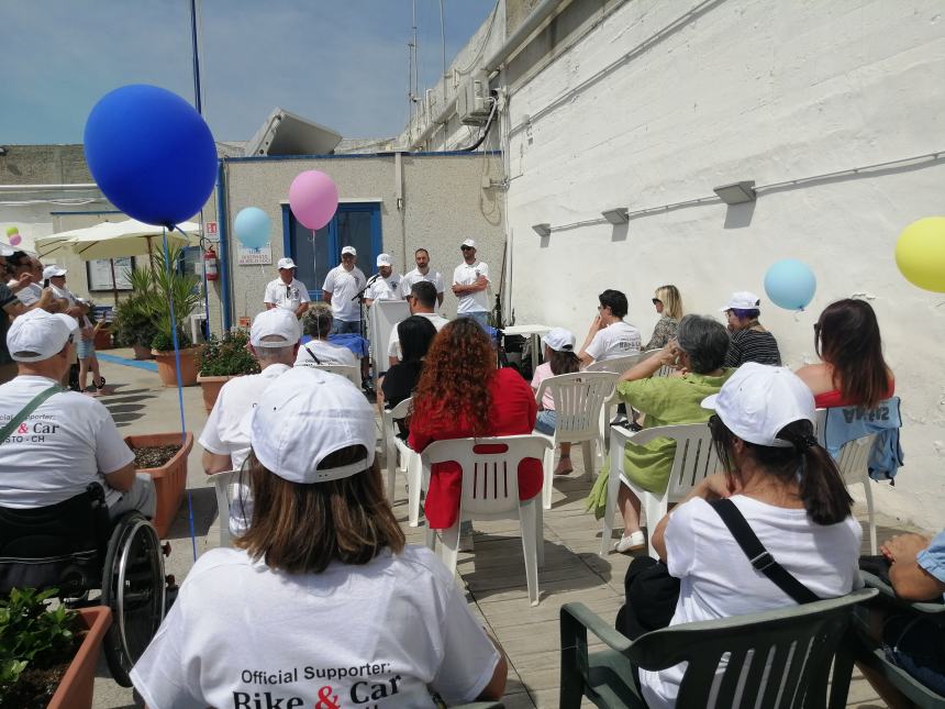 Inaugurato il Fishing Club a Punta Penna: “La pesca sportiva si apre ai disabili”