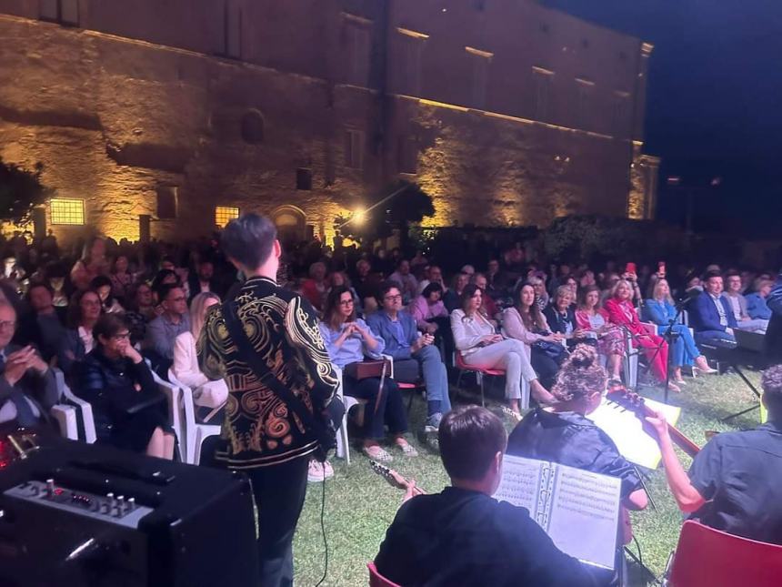 Emozioni ai Giardini d’Avalos grazie all'Orchestra giovanile Rossetti 