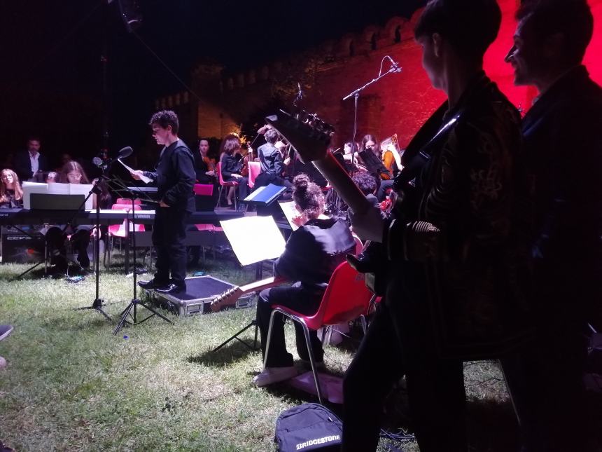 Emozioni ai Giardini d’Avalos grazie all'Orchestra giovanile Rossetti 