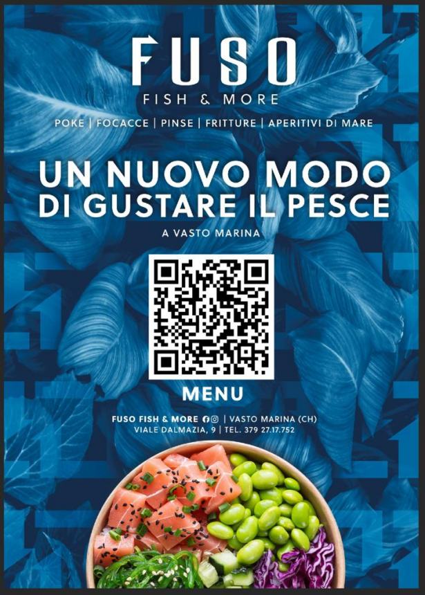 "Fuso, Fish & More":  a Vasto Marina un nuovo modo di gustare il pesce