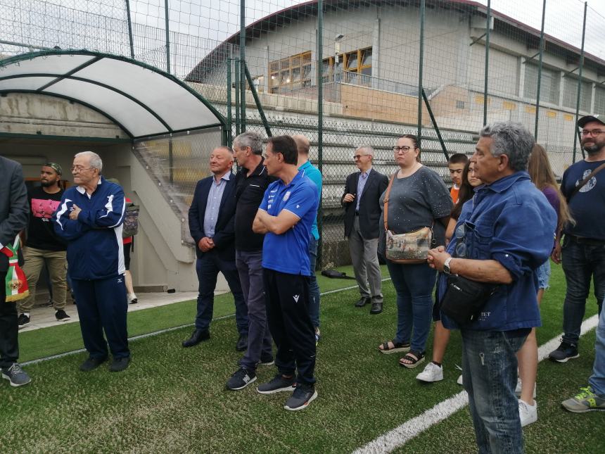 Campo da calcio "Ezio Pepe": taglio del nastro nel segno dell'inclusione