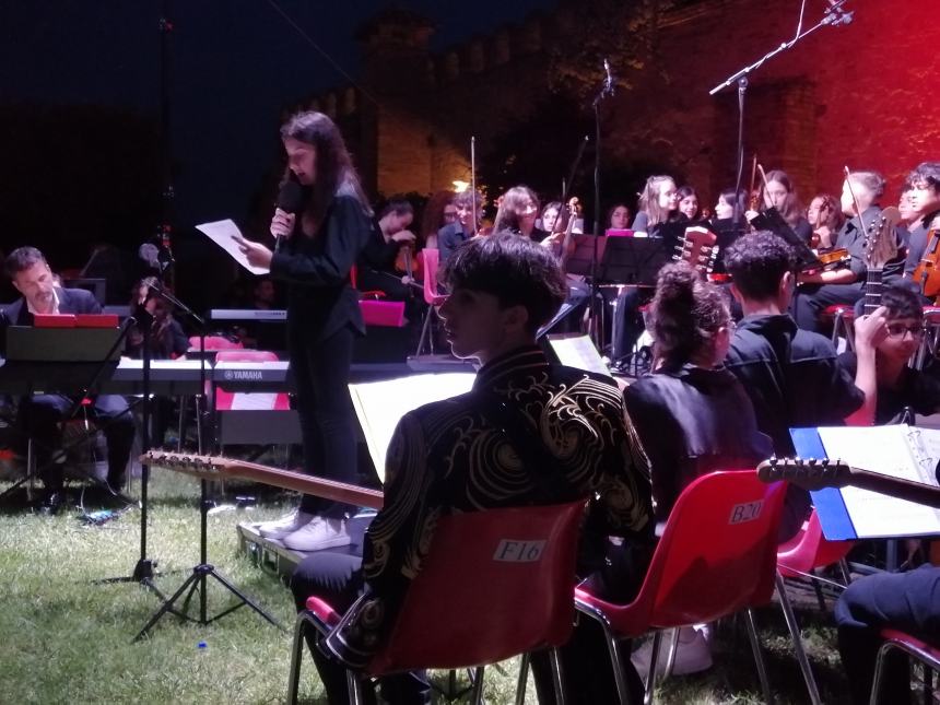 Emozioni ai Giardini d’Avalos grazie all'Orchestra giovanile Rossetti 