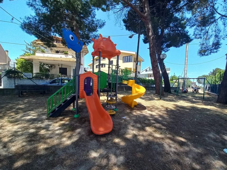 Inaugurato il nuovo parco giochi a Sant'Antonio Abate