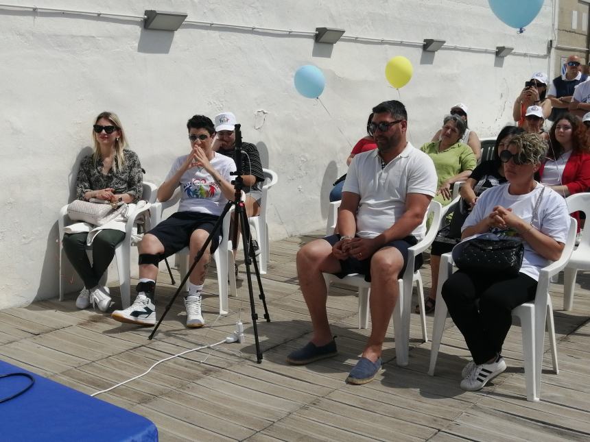 Inaugurato il Fishing Club a Punta Penna: “La pesca sportiva si apre ai disabili”