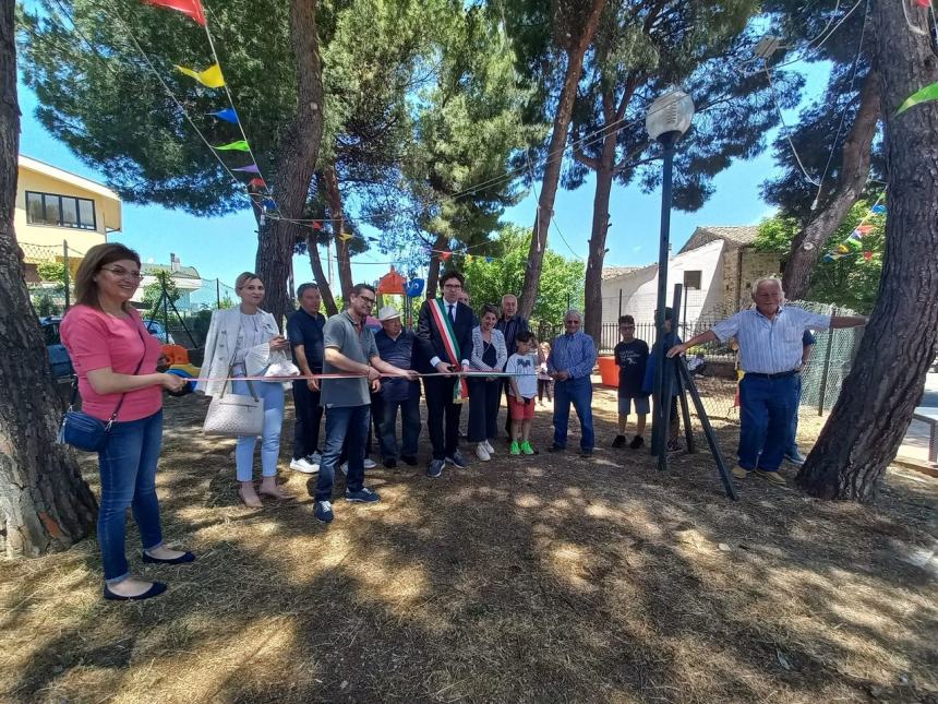 Inaugurato il nuovo parco giochi a Sant'Antonio Abate