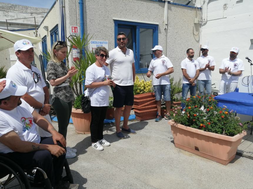 Inaugurato il Fishing Club a Punta Penna: “La pesca sportiva si apre ai disabili”