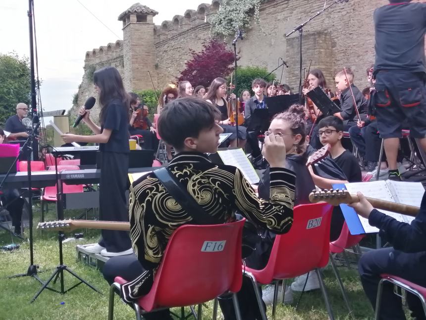 Emozioni ai Giardini d’Avalos grazie all'Orchestra giovanile Rossetti 